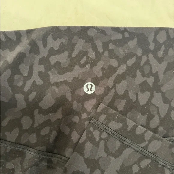 Lululemon black align leggings - Formation Camo Deep Coal Multi - 25” - SIZE 2 - Picture 6 of 6
